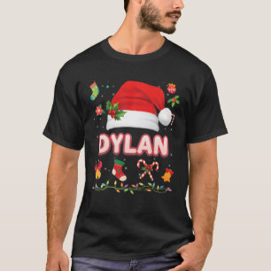 Dylan Santa Claus Hat Familie frohe Weihnachten We T-Shirt