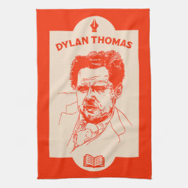 Dylan Thomas Welsh Poet Geschirrtuch