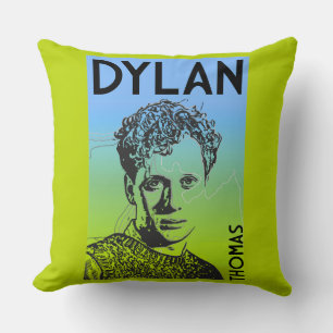 Dylan Thomas Welsh Poet Kissen