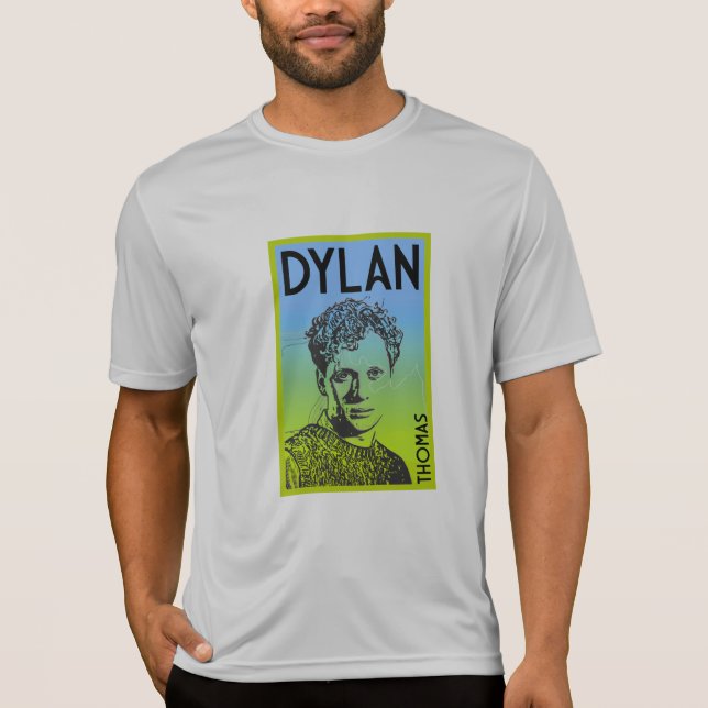 Dylan Thomas Welsh Poet T-Shirt (Vorderseite)