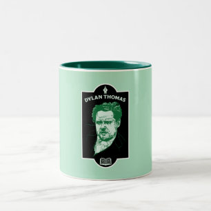 Dylan Thomas Welsh Poet Zweifarbige Tasse