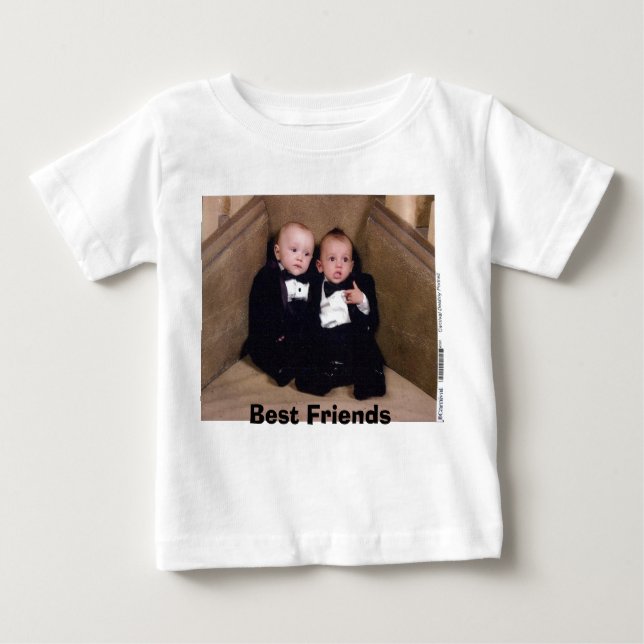 Dylandan, beste Freunde Baby T-shirt (Vorderseite)