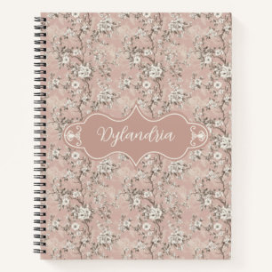 Dylandria Vintag Dusty Rose Pink Deluxe Notizbuch