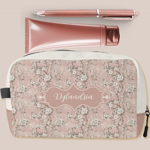 Dylandria Vintage Dusty Rose Rosa Waschbeutel