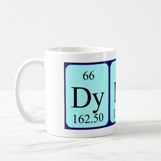Dylano Periodenname Tasse (Links)