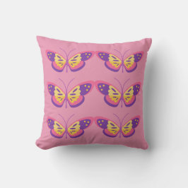Dynamic Butterfly Swirl Pillow Kissen