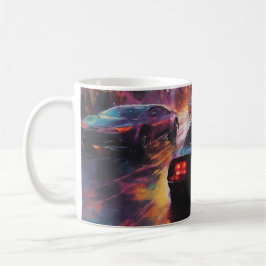 Dynamic Cityscape Racing Kaffeetasse