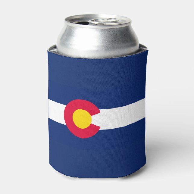 Dynamic Colorado State Flag Graphic Dosenkühler (Kanne Vorderseite)