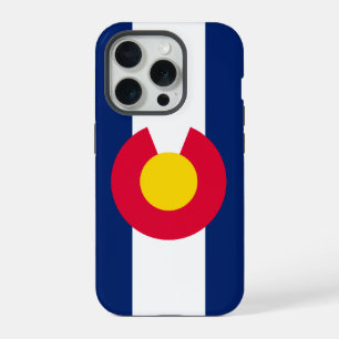 Dynamic Colorado State Flag Graphic iPhone 15 Pro Hülle