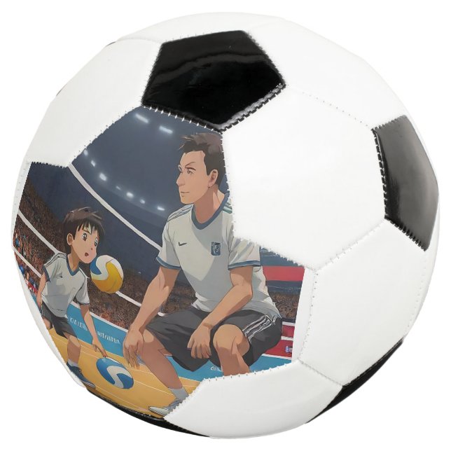 "Dynamic Duo Soccer Ball: Vater-Sohn Bonding Editi Fußball (Dreiviertel)