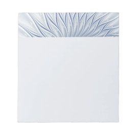 Dynamic Fantasy Abstract Blue Tones Fractal Art Notizblock