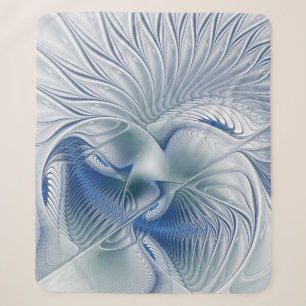 Dynamic Fantasy Abstrakt Blue Tones Fraktal Art Sherpadecke