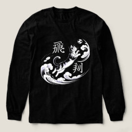 Dynamic Flying Cat Soccer Perfect Gift for Cat fan Tri-Blend Shirt