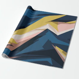 Dynamic Geometric Abstract Art Geschenkpapier