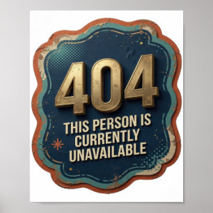 Dynamic Gold Diese Person ist derzeit nicht verfüg Poster