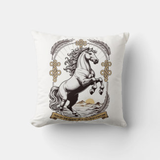 Dynamic Horse Emblem, Chinese New Year Gift Kissen