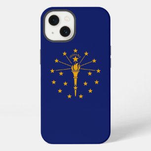 Dynamic Indiana State Flag Graphic on a iPhone 13 Hülle