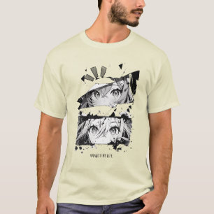 Dynamic Manga Art - Ausdrucksfähiges Design der Au T-Shirt
