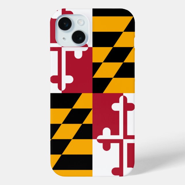Dynamic Maryland State Flag Graphic on a Case-Mate iPhone Hülle (Rückseite)