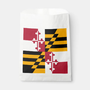 Dynamic Maryland State Flag Graphic on a Geschenktütchen