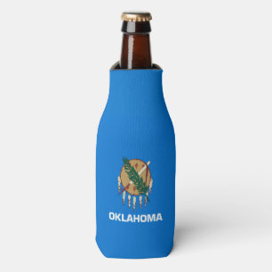 Dynamic Oklahoma State Flag Graphic on a Flaschenkühler