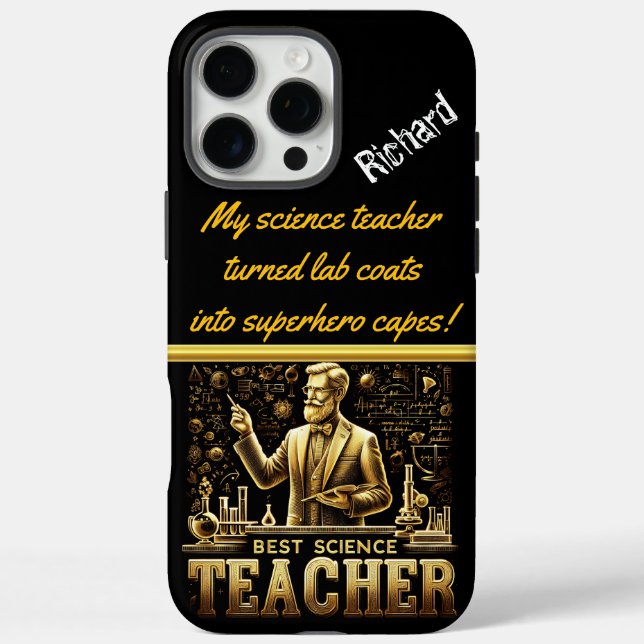 Dynamic Science Teacher Inspiriere Studierende Case-Mate iPhone Hülle (Rückseite)
