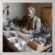 Dynamic Sculptor's Studio - Clay & Tools