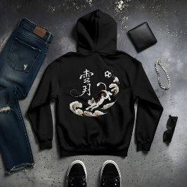 Dynamic Soccer Cat Stylish for Pet Lovers & Sports Hoodie