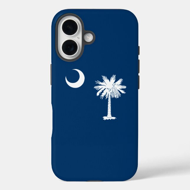 Dynamic South Carolina State Flag Graphic Case-Mate iPhone Hülle (Rückseite)