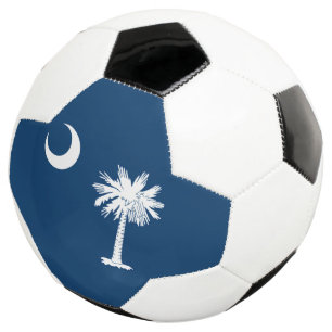 Dynamic South Carolina State Flag Graphic Fußball