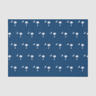Dynamic South Carolina State Flag Graphic on a Seidenpapier