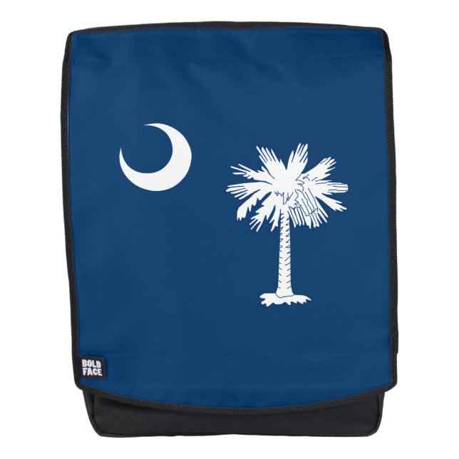Dynamic South Carolina State Flag Graphic Rucksack (Vorderseite)
