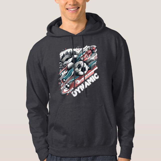 Dynamic Sports Action Hoodie - Energiefreies Athle (Vorderseite)