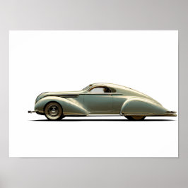 Dynamic Streamline Moderne: Aerodynamic Vintage Poster