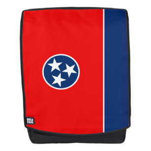 Dynamic Tennessee State Flag Graphic on a Rucksack