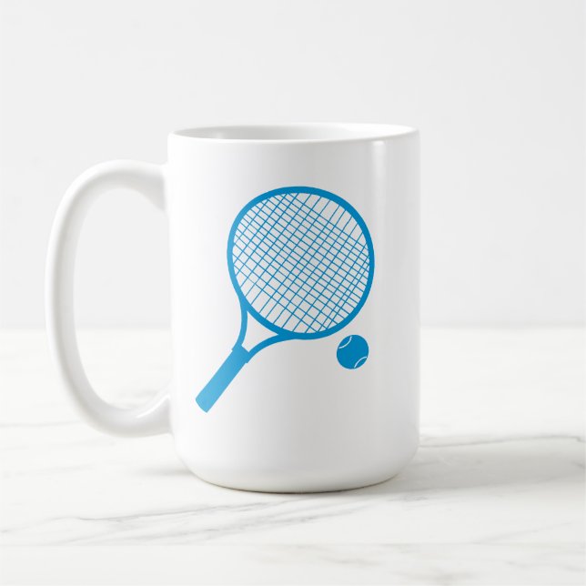 Dynamic Tennis Racket & Ball Kaffeetasse (Links)