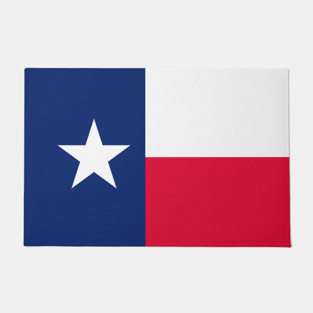 Dynamic Texas State Flag Graphic on a Fußmatte (Vorderseite)