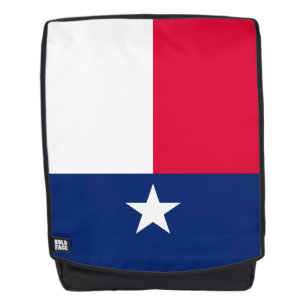 Dynamic Texas State Flag Graphic on a Rucksack