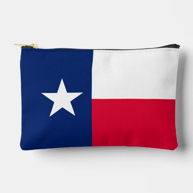 Dynamic Texas State Flag Graphic on a Zubehörtasche (Vorderseite)