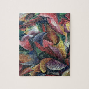 Dynamik des Körpers, 1913 (Öl auf Leinwand) Puzzle