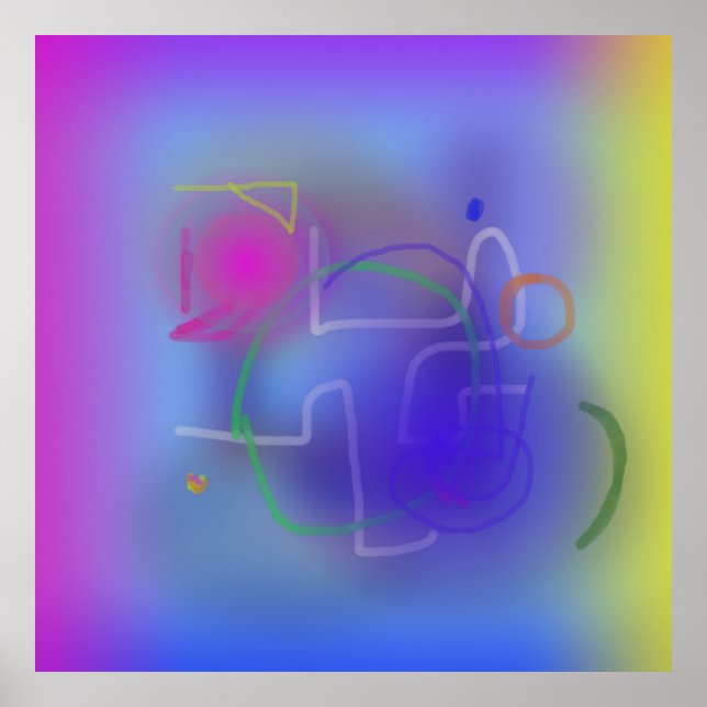 Dynamisch und spielerisch poster (Vorne)