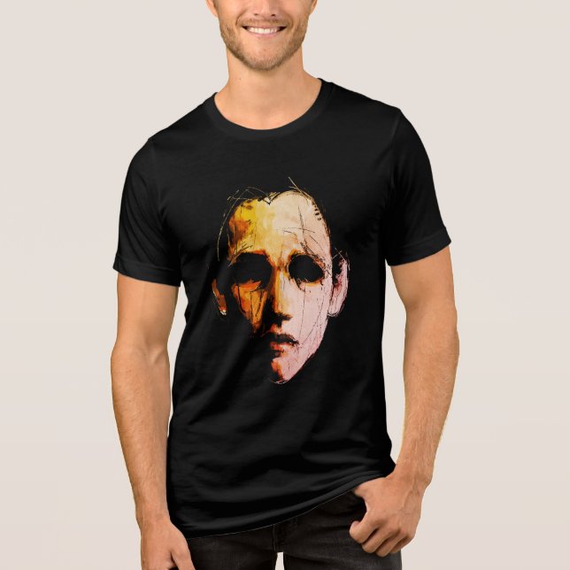 Dynamische Abstrakte Energie - Moderne Ausdrucksfä Tri-Blend Shirt (Vorderseite)