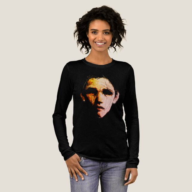 Dynamische Abstrakte Energie - Moderne Ausdrucksfä Tri-Blend Shirt (Volle Vorderseite)