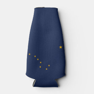 Dynamische Alaska-Staats-Flaggen-Grafik auf a Flaschenkühler