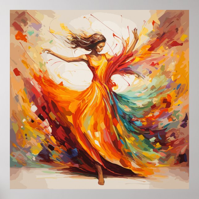 Dynamische Bewegung Poster (Vorne)