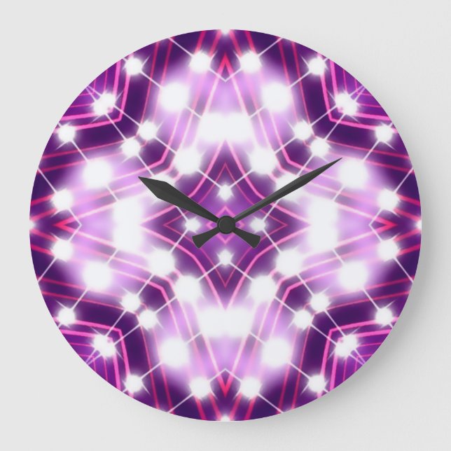 Dynamische Bodenbeleuchtung Große Wanduhr (Vorderseite)