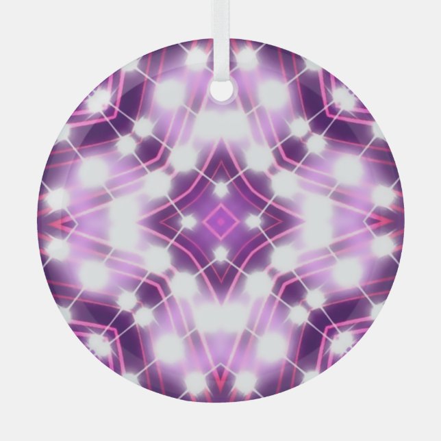 Dynamische Bodenbeleuchtung Ornament Aus Glas (Vorderseite)