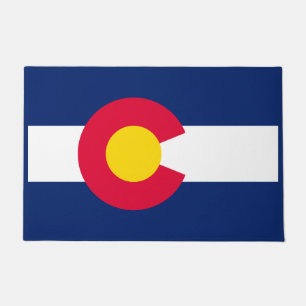 Dynamische Colorado-Staats-Flaggen-Grafik auf a Fußmatte