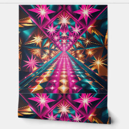 Dynamische Disco-Leuchten schälen und festhalten Tapete