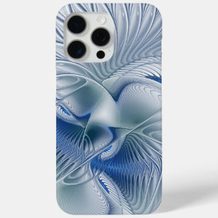 Dynamische Fantasy-Abstrakte Blautöne Fraktalkunst Case-Mate iPhone Hülle